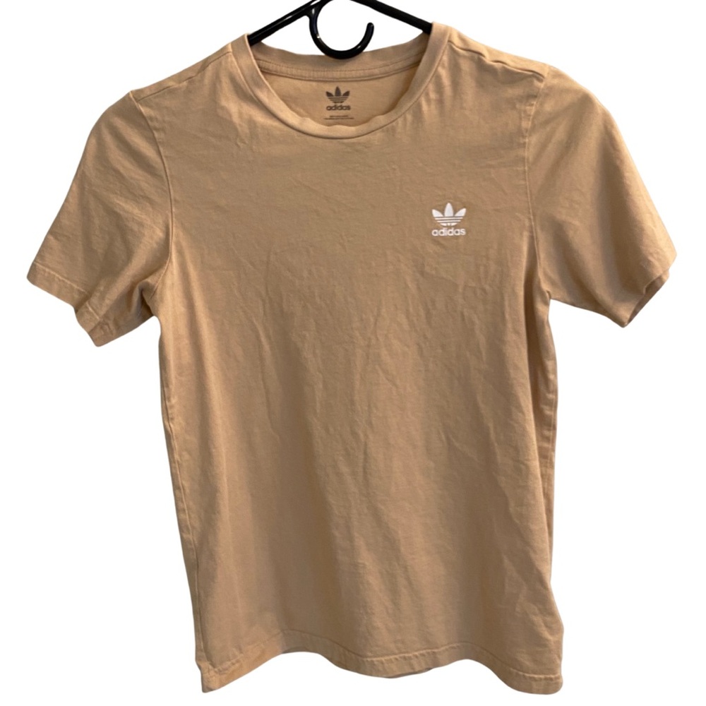 Preloved Adidas Medium 11-12 Youth Beige T-shirt